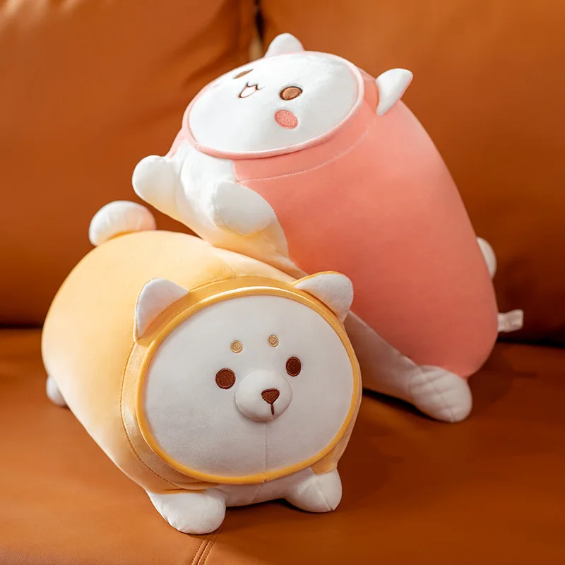 Cute fat house cat doll soft cute Shiba Inu bed sleeping pillow children rabbit cut plushies