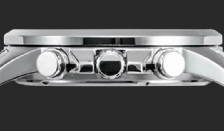 Popular stainless steel case calendar alarm GMT Japanese movement men waterproof quartz watch