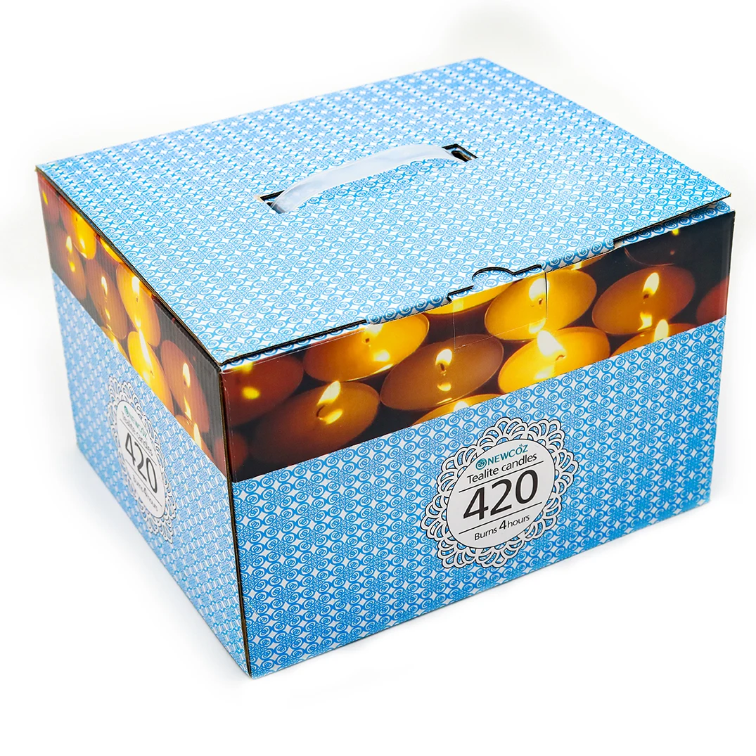 100 pack  tea lights 8 hours pressed tea light wax candles unscented white tea light candle for sale