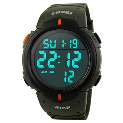 SKMEI 1068 Outdoor Mens Big Dial Waterproof Digital Watch Reloj Hombre