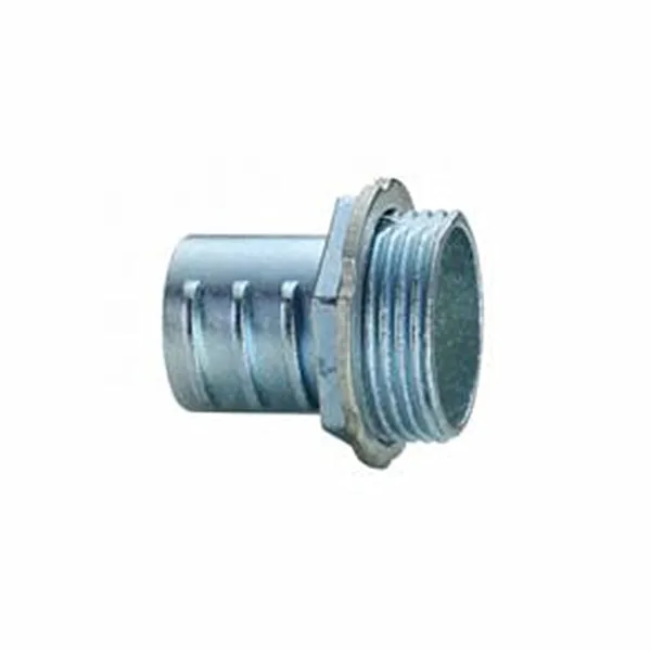 Screw type liquid tight conduit quick connectors