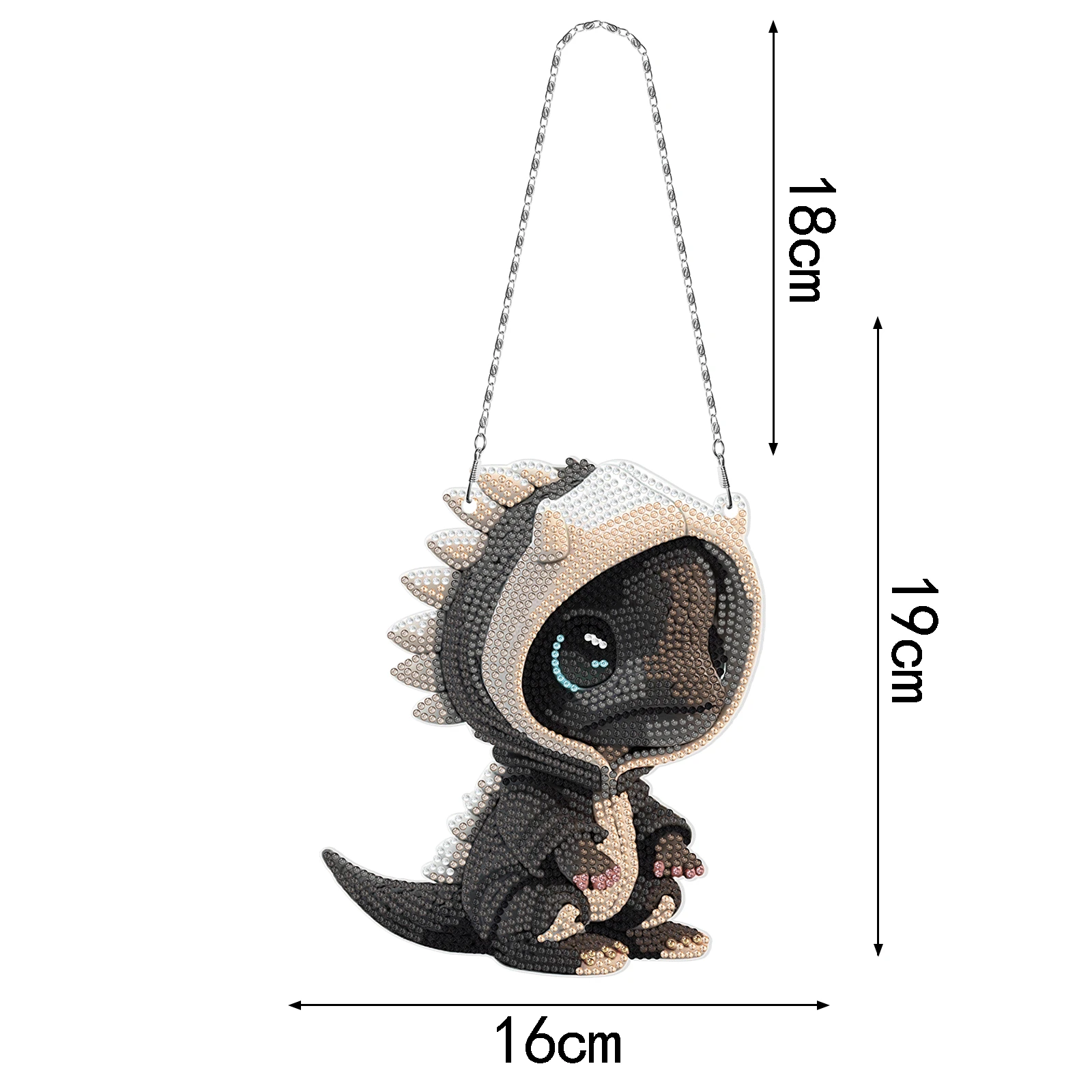 Dragon Diamond Painting Wreath Hanging Sign Set Dragon Diamond Art Hanging Wall Art DIY 5D Crystal Rhinestone Wreath Kits