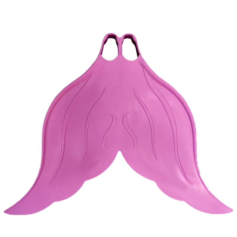 Cute design mermaid mono fins wholesale rubber mermaid fins outdoor swimming comfortable diving monofin for kids training
