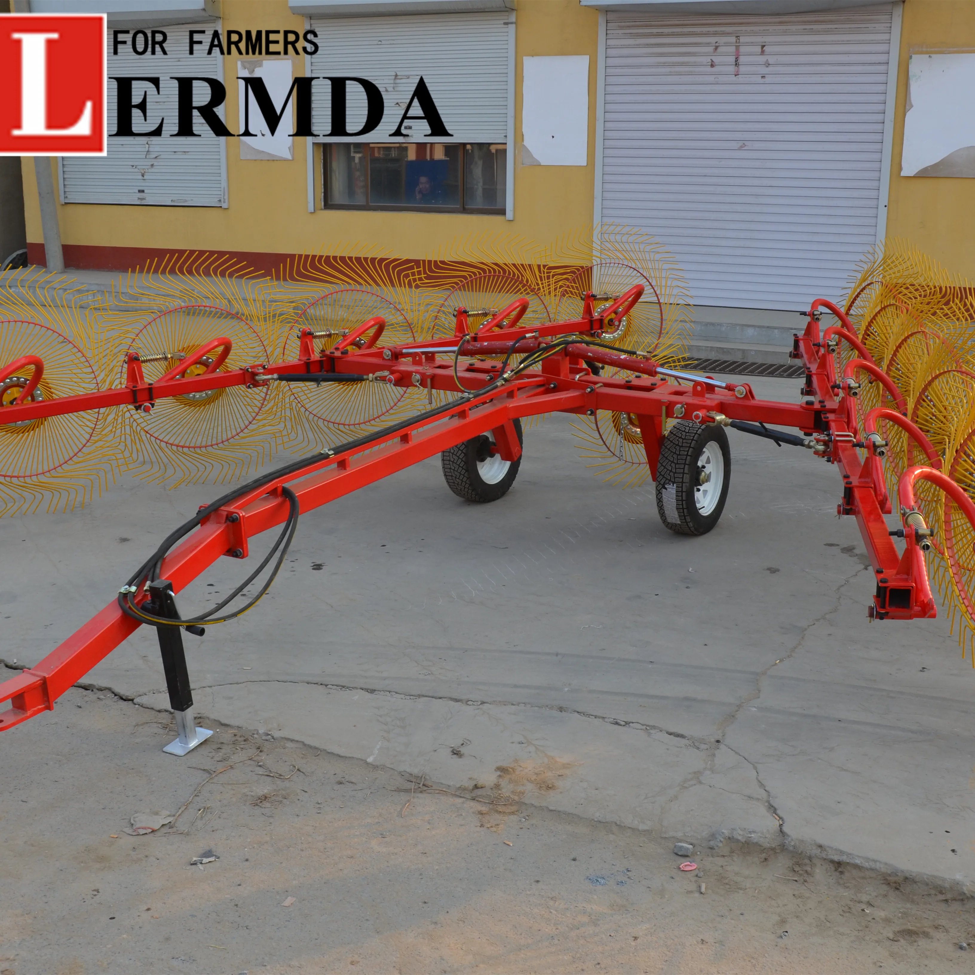 Agricultural machinery & equipment Tractor rake farm tools grass cutting farm machine gross Hay Rake for Russia