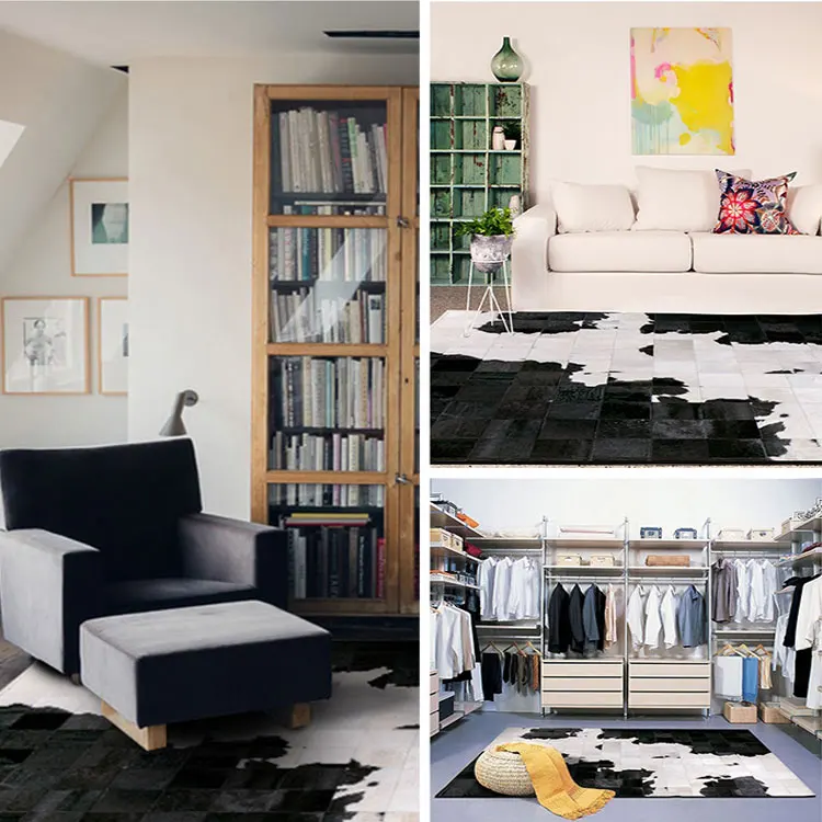 Hot Sale Cow Leather Carpet Cow Hide Rug Modern Rugs