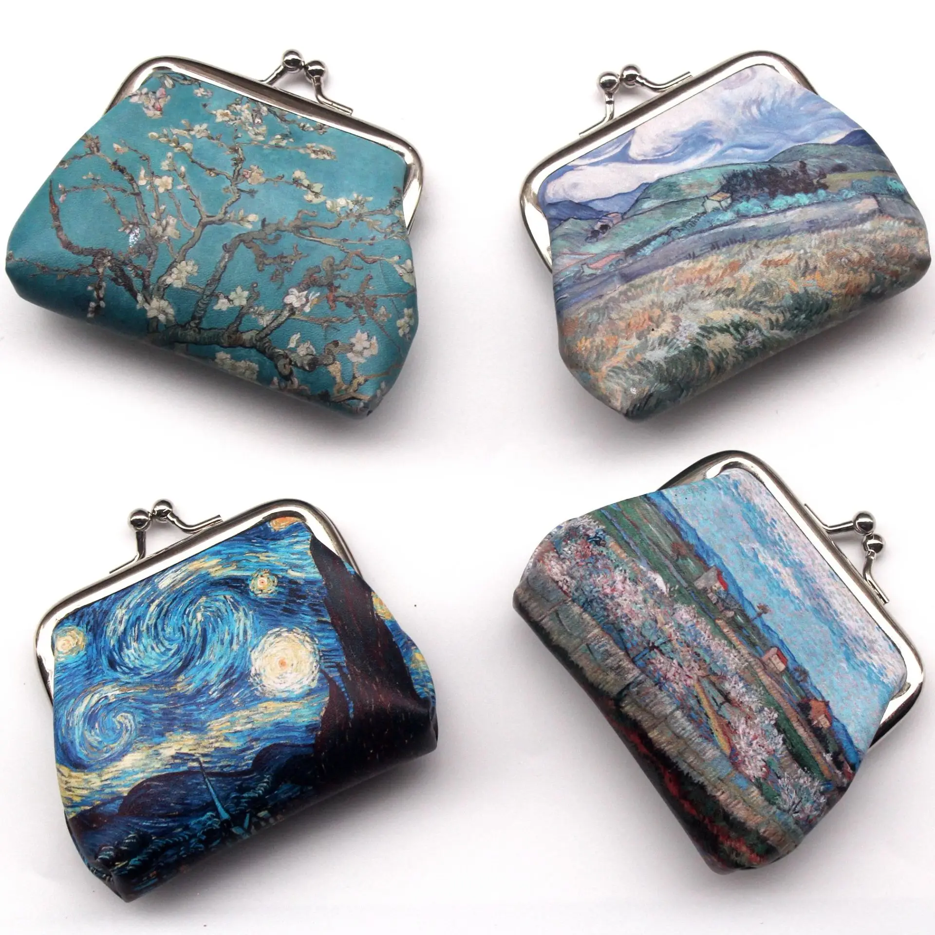 Custom Colorful PU Mini Coin Purse Wallet Bag Promotional Gift