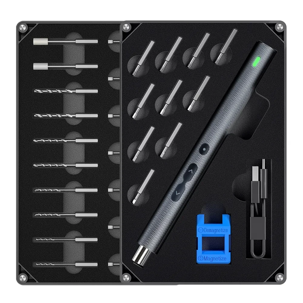 36 in1 New Product Electric Screw Driver for Phone Rechargeable Battery S2 Steel Electric Screw Driver