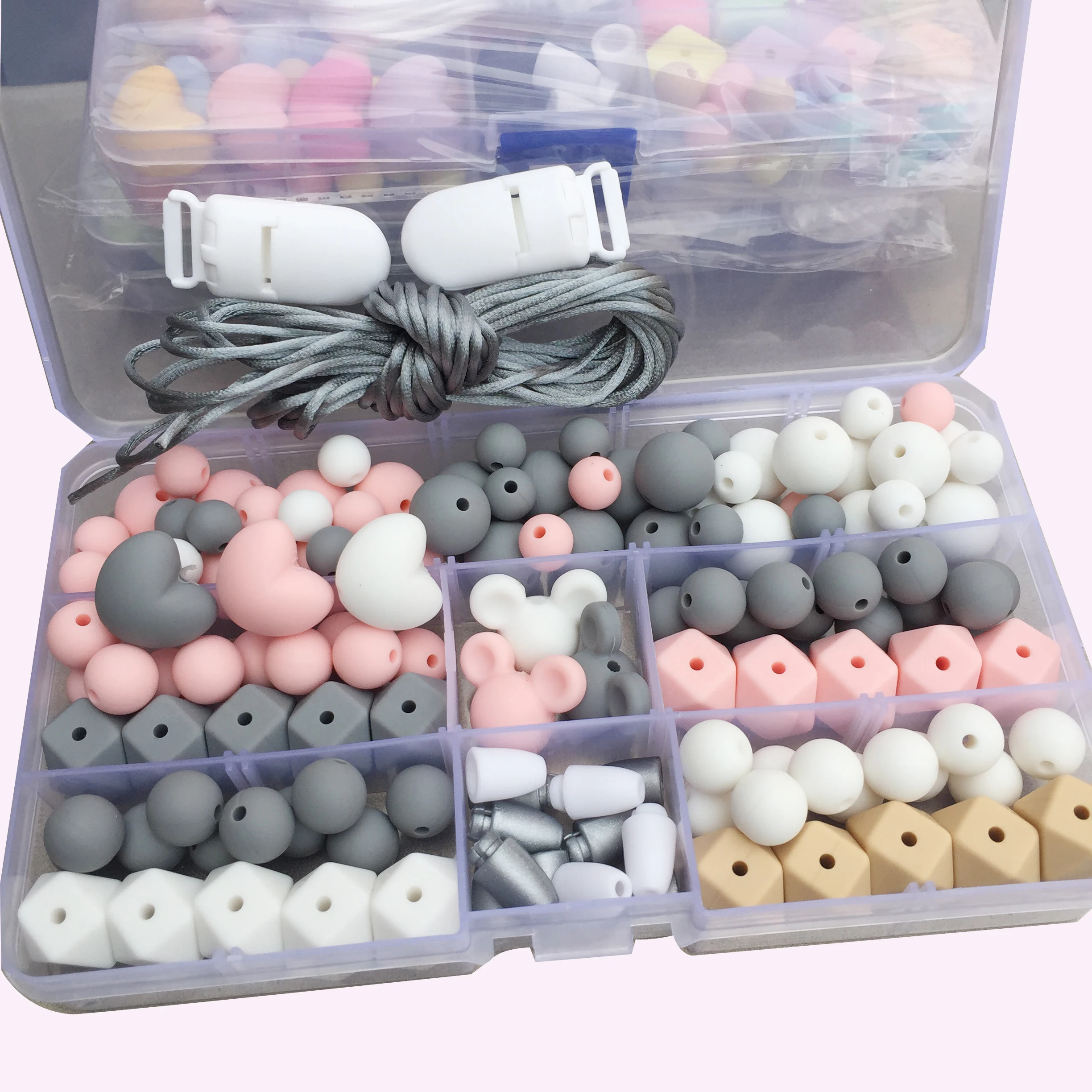 New Design Silicone Beads set for baby chew beads