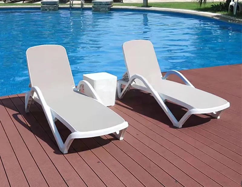 PP Outdoor Furniture Garden Patio Pool Side Beach Sun Bed Lounger Chair