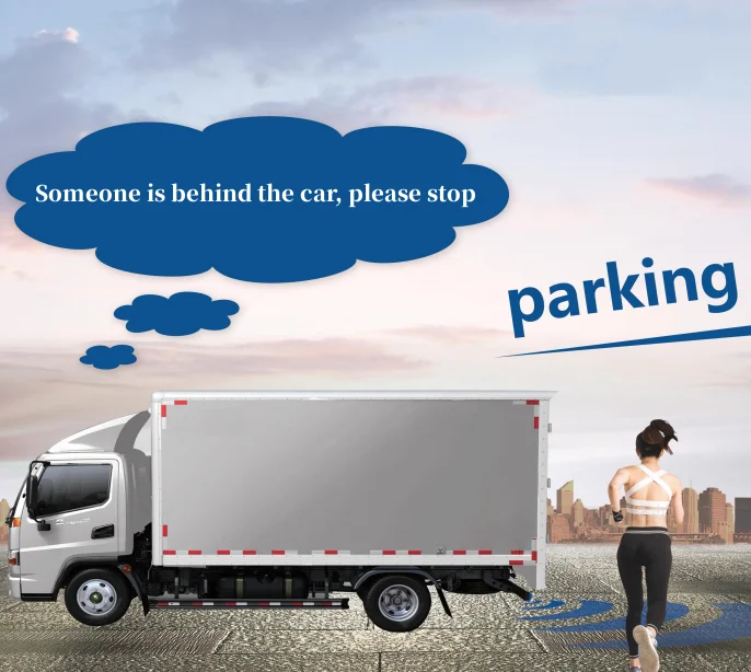 High Quality Electromagnetic Truck Parking Sensor Reverse Radar Ultrasound 5m Stable Parking Assist 4Sensors System