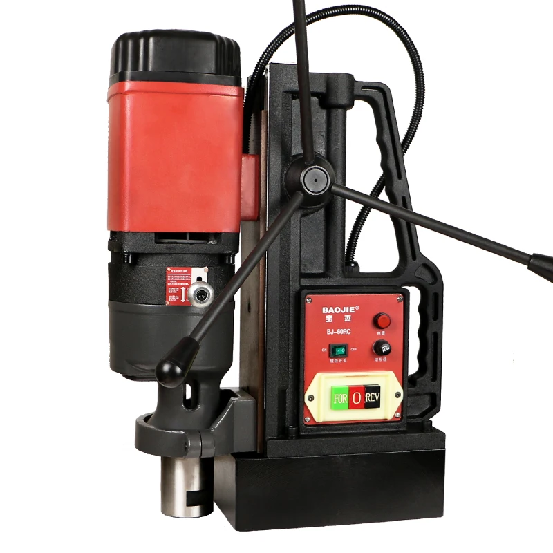 Heavy duty 380V annular cutter magnetic drill speed adjustable BJ-60RC with tapping and coring function