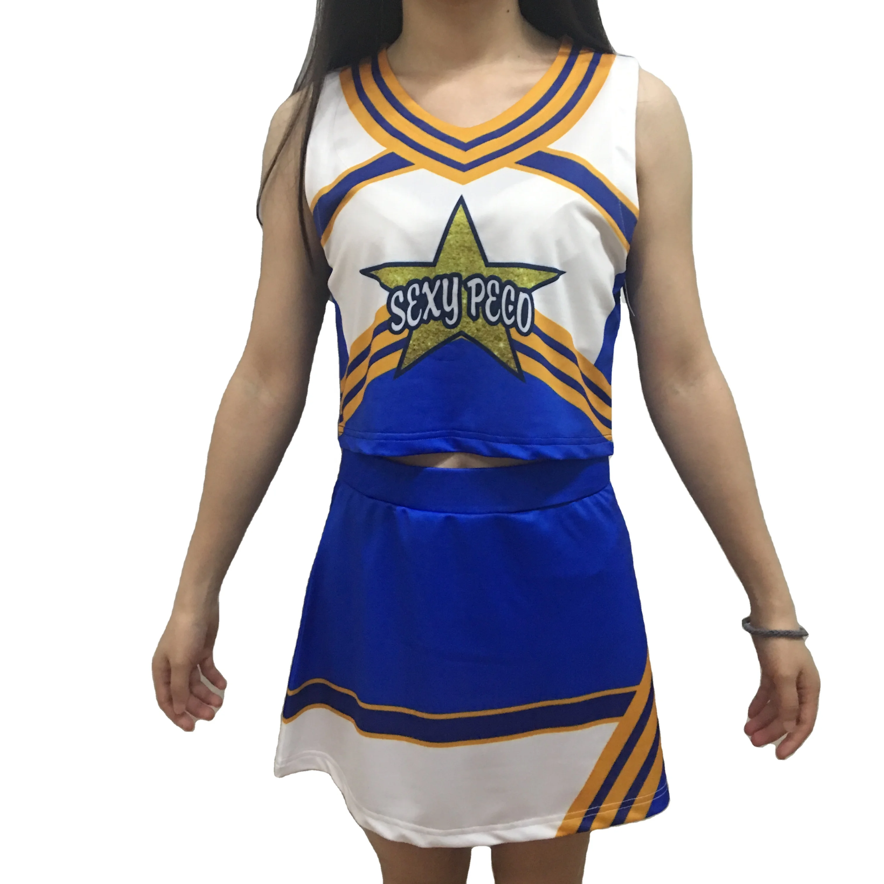 Wholesale Customized Lady Youth Cheerleading Uniforms