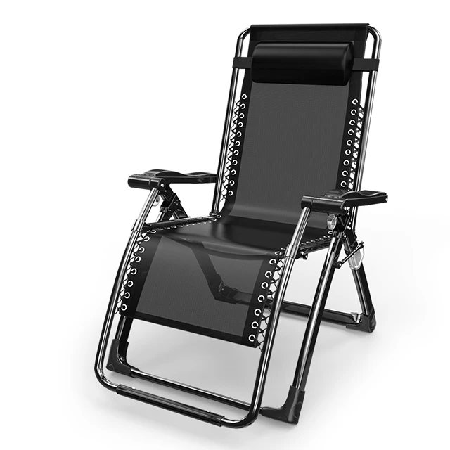 Portable lightweight modern zero gravity chair recliners chair cup holder wholesale folding camping chair