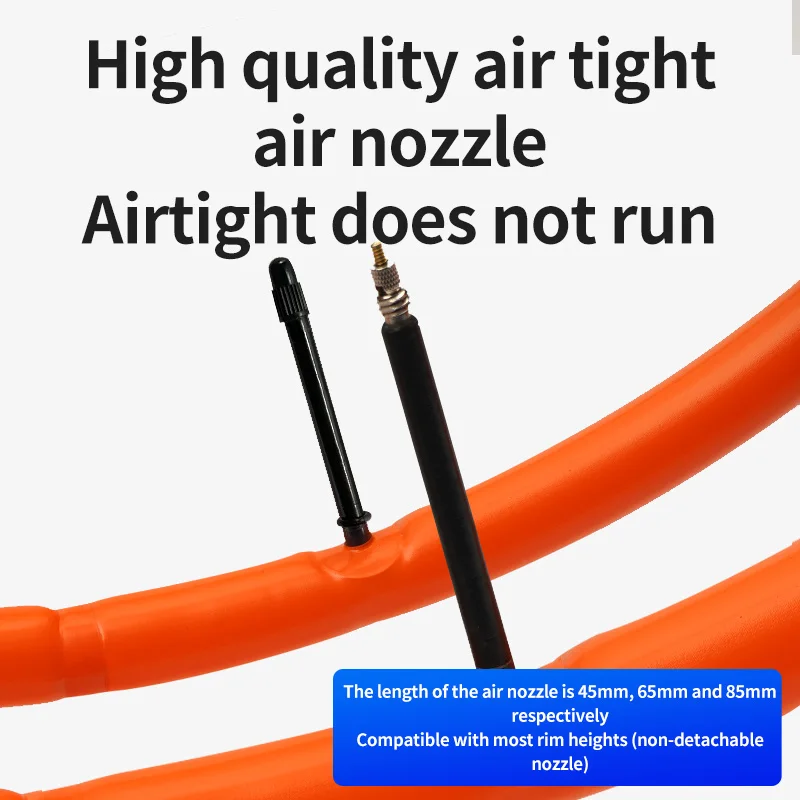 28g Ultra Light Road Bike Inner Tube TPU Material 45/65/80mm Length Valve French 700C 18 23 25 28 30 32 Bicycle Tubes