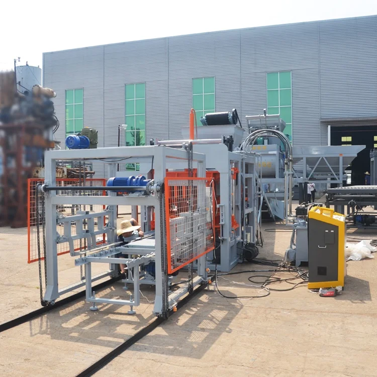 QT6-15 Hydraulic Pressure Automatic Brick Making Machine Hollow Block Molding Machine Core Components Pump Motor PLC Cement Raw