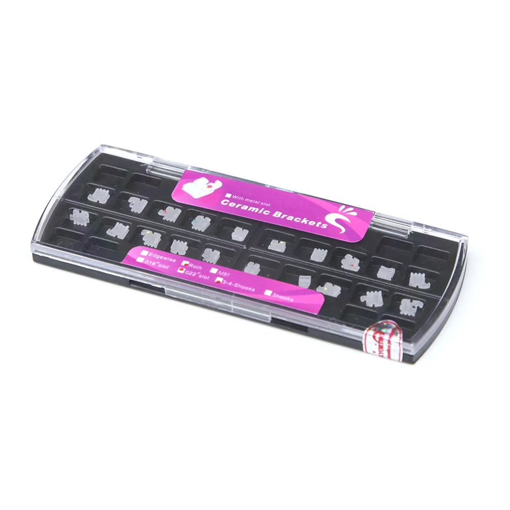 hot sale Meitedental  Orthodontic ceramic braces roth 022 345 hooks
