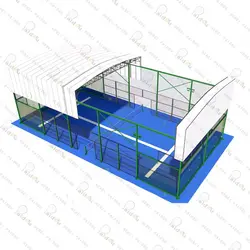 2022 HOT SALE d New Product Personalized Telescopic paddle tennis court
