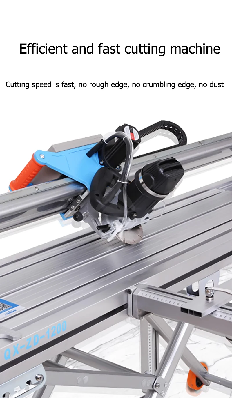 QXZ-ZD800 QXZ-ZD 1000 QXZ-ZD 1200 QXZ-ZD 1800 QXZ-ZD 2460 Semi Automatic Manual Tile Cutter Saw For Stone Marble Ceramic