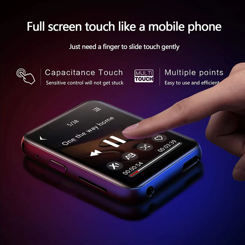 Новинка 2020, портативный mp3-плеер Benjie X1 с клипсой и встроенным динамиком