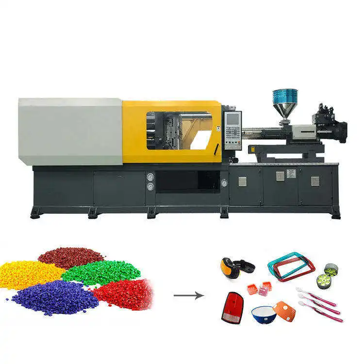 Steel Electric Hydraulic Plastic Molding Machine Automatic Injection