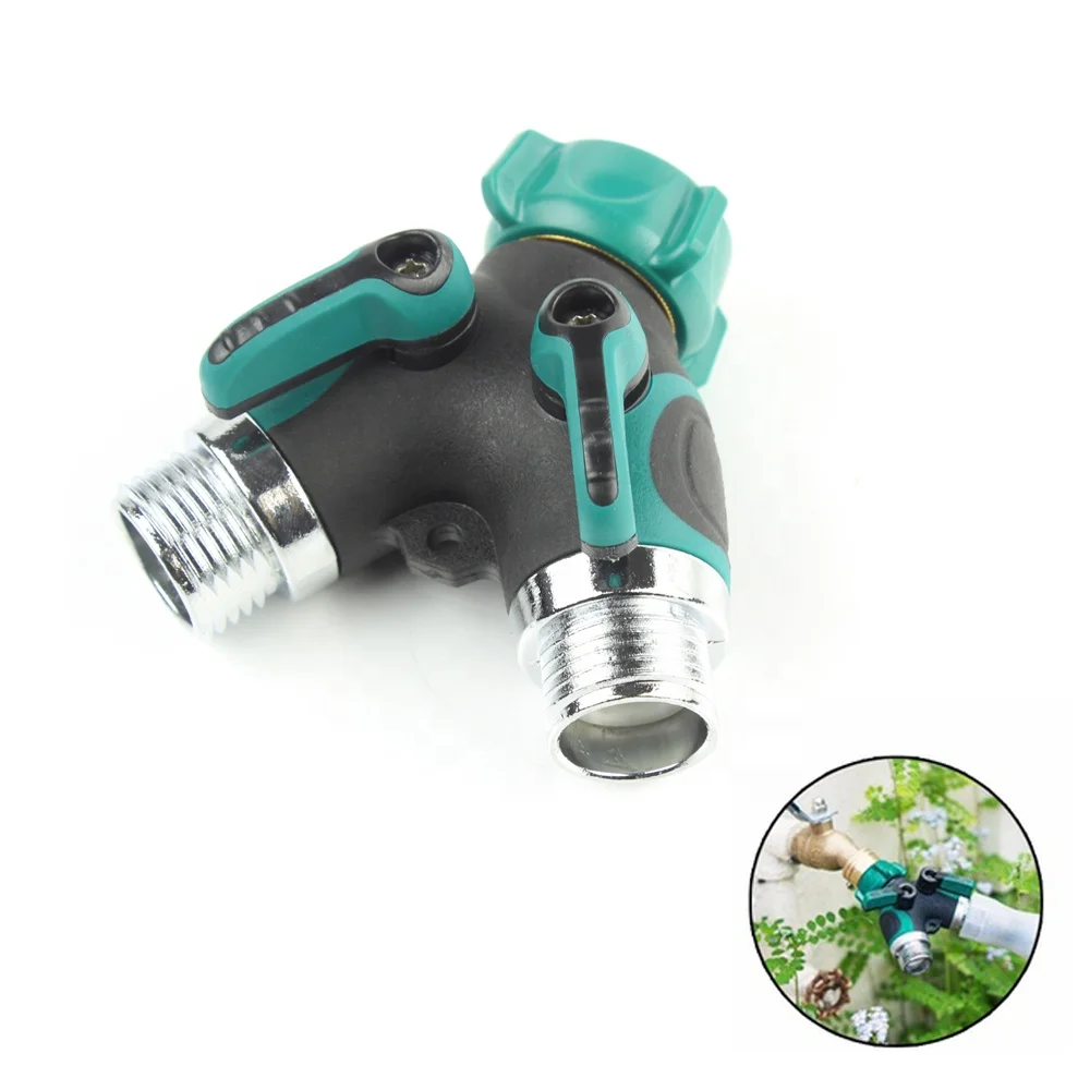 three way double outlet triangle  triangular water separator valve