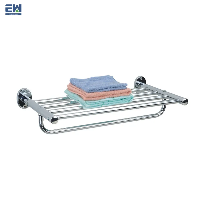 Bathroom Accessories Holder Wall Mounted Stainless Steel Towel Racks Bath Towel Rack