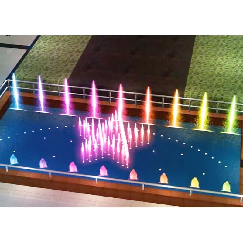 2024 popular stainless steel custom music water fountain small music fountain