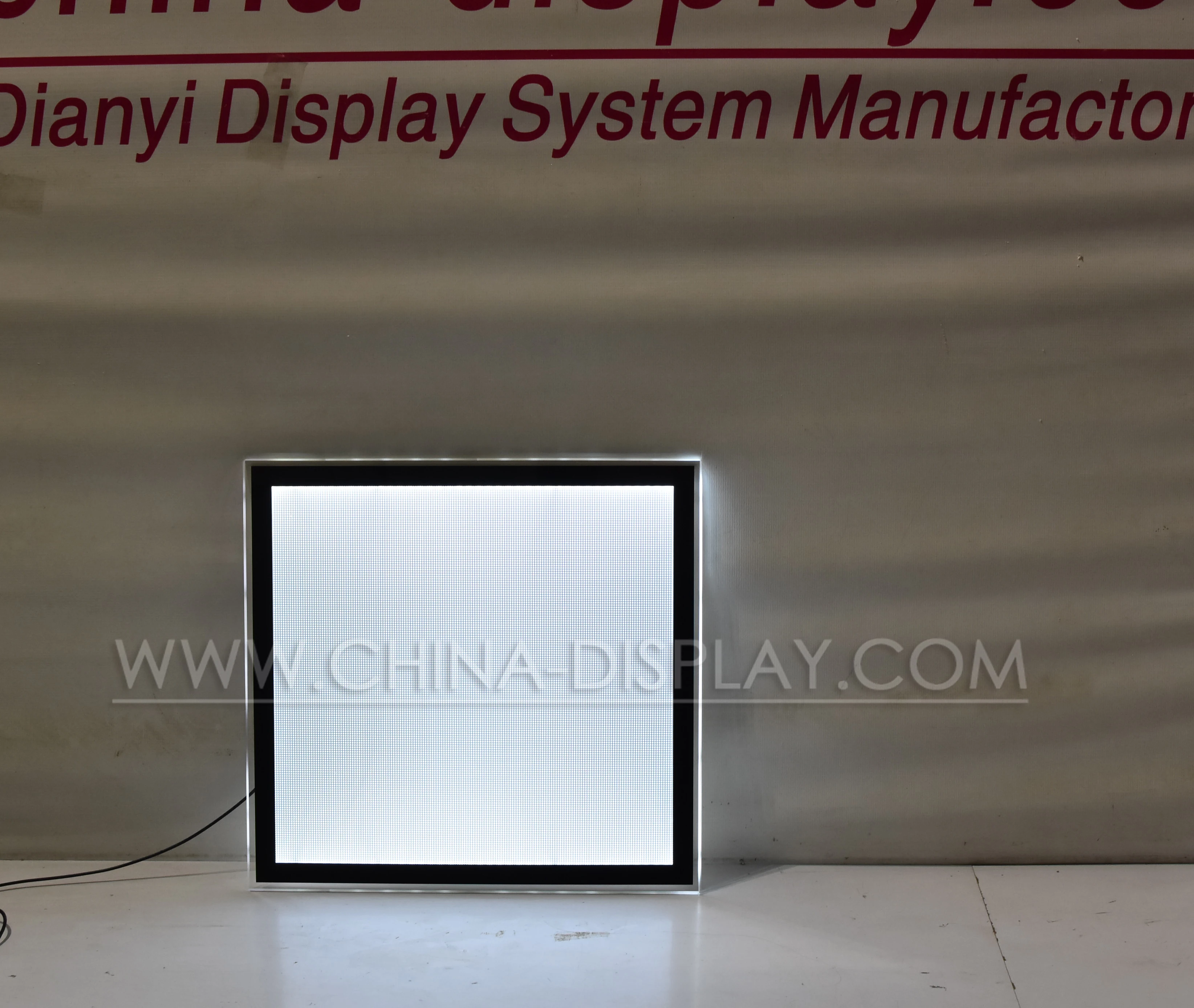 Double Sided Advertising LED Acrylic Display Real Estate Agent Window Hanging Picture Frame Advertising Acrylic Light Box