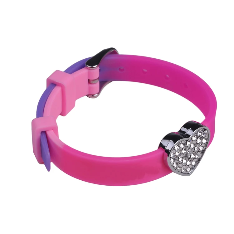 Yummy Gummy Slider Charm Jewel Silicone Bracelet Colorful Soft Scented Bangles Bracelet