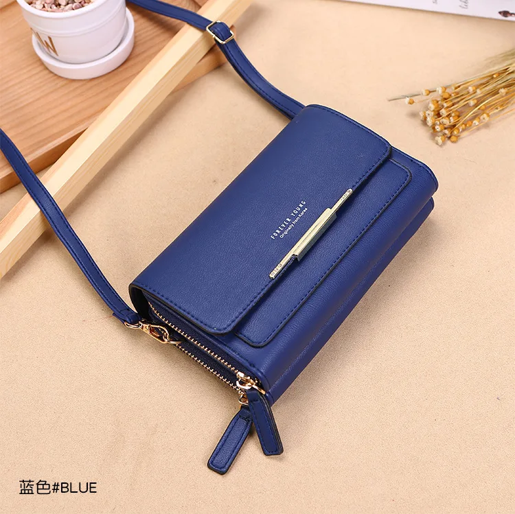 Women Wallet Set Retro Luxury PU Leather Clutch Long Wallets Leather Bloing Tri-fold card Holder Wallet Letter Purse