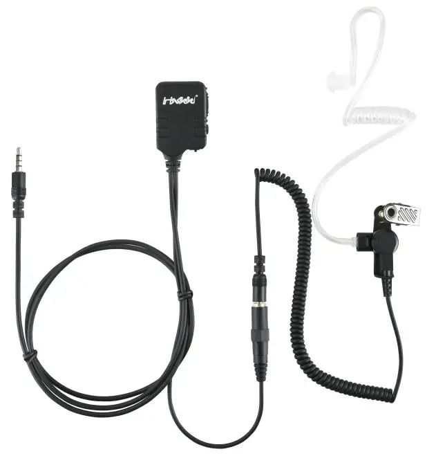 HXKK HX-Z116 Wireless Two Way Radio Earpiece with PTT Button POC Headset/POC Earpiece for Zello App Mobile Phone