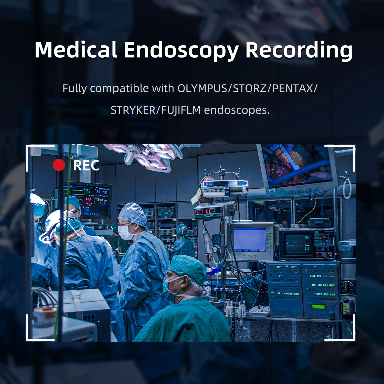 Unisheen High Class Medical Portable Endoscope Surgical Full HD Video Recorder For ENT Gynecology and Laparoscopic Camera System