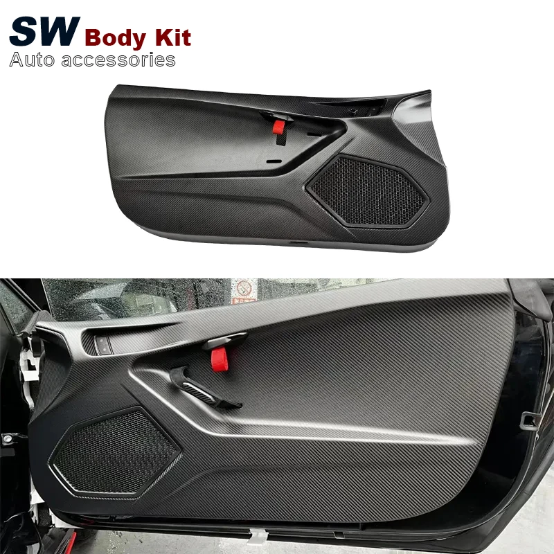 Dry Carbon Fiber STO Style Doors For Lamborghini Huracan LP580 LP610-4 EVO Upgraded Interior Door Panels With High Quality