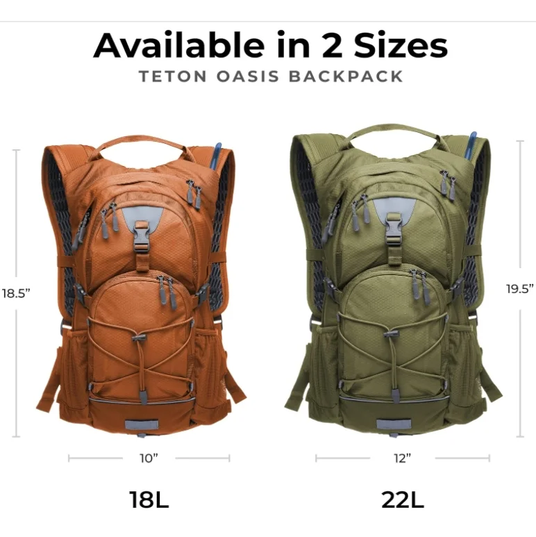 Custom Quanzhou Orange Hydration Backpack For Hiking Running Cycling Biking Hydration