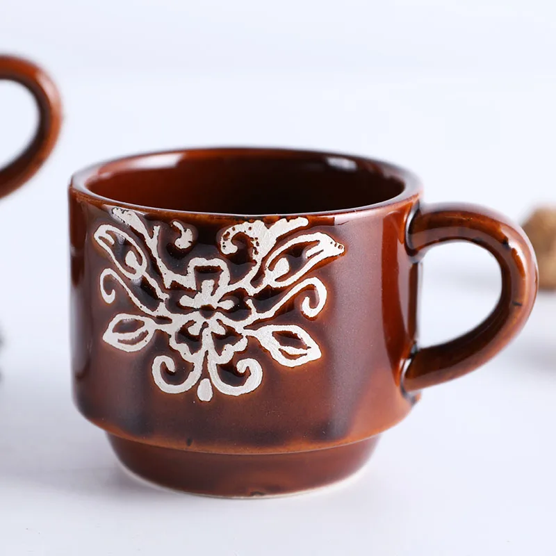 4 шт керамические кружки Прямая продажа с фабрики кофейная чашка керамическая железным