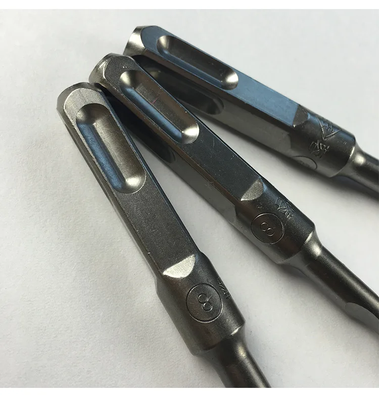 HENGLAI Factory Price 40Cr Steel with Heat Treatment SDS Plus Shank Cross Type Hammer Masonry Concrete Drill Bits