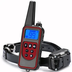 Amazons Online Morocco Waterproof Rechargeable Adjustable Remote Nylon Electric Dog Collar For 3 Dogs