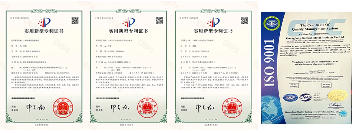 4 Liter/1 gallon F-Style square tinplate metal paint can paint containers engine oil cans