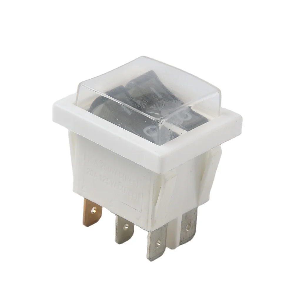 HCKD-043 15A 250VAC 6 pins  Medium  Rocker Switch Boat Switch With Waterproof