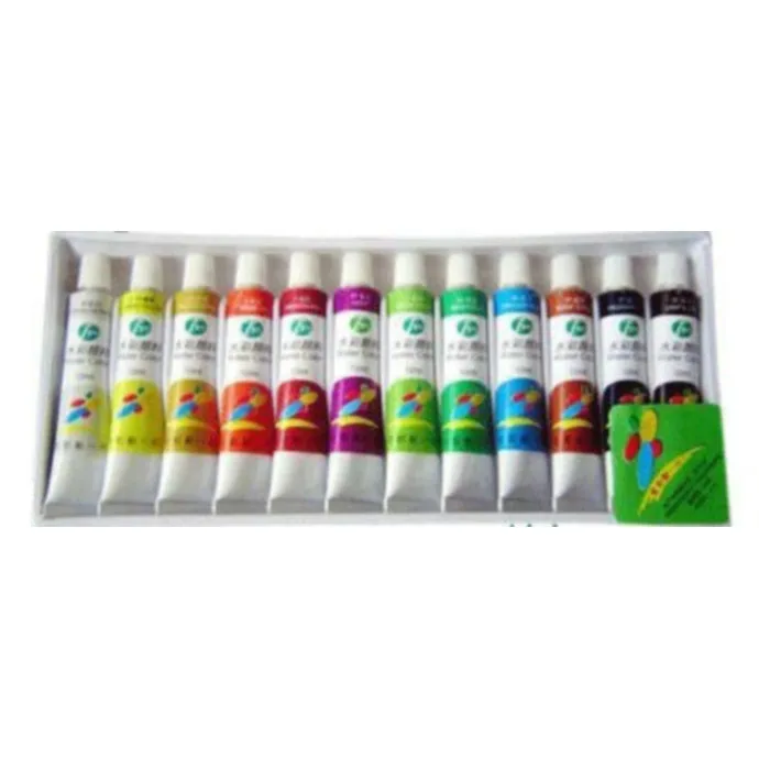 12 colors 6ml top class water colours