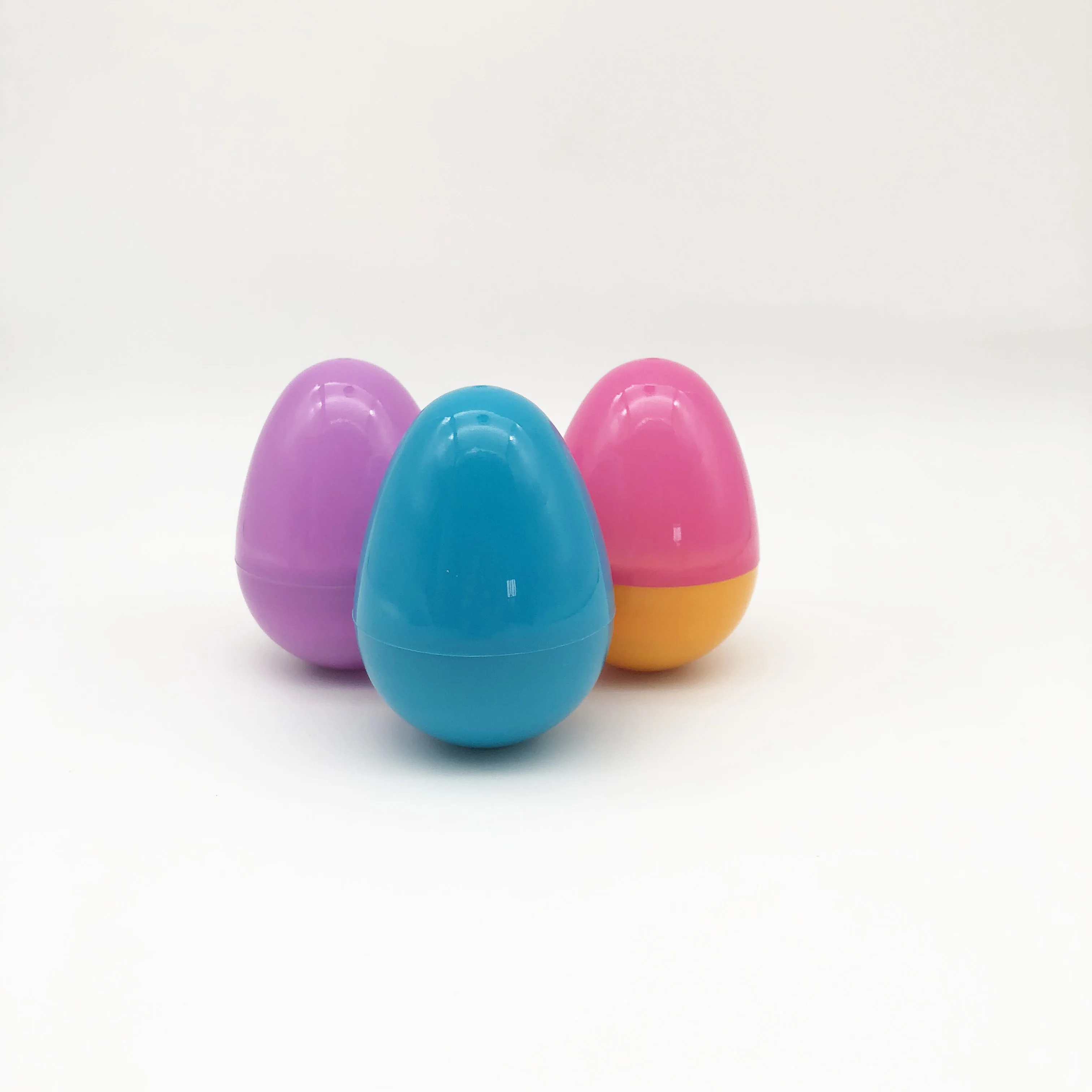 Unique large Easter plastic egg, used in Easter party, plastic egg with double light with chick sound