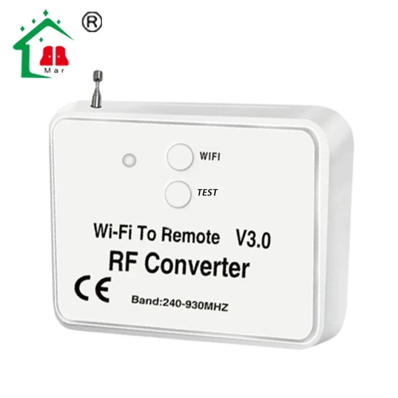 Преобразователь WiFi в RF 433 МГц преобразователь фиксированного кода совместимый с европейскими брендами