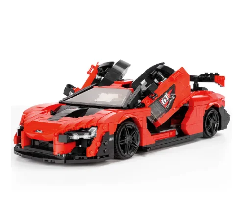 Форма King 10007 1182 шт. 1:8 пульт дистанционного управления Супер спортивный автомобиль строительные модели конструктор игрушки Наборы моделей автомобилей