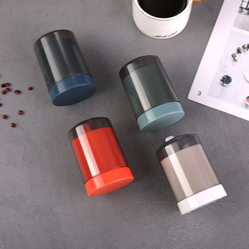 Creative press toothpick box automatically eject toothpick holder portable toothpick bottle for home use