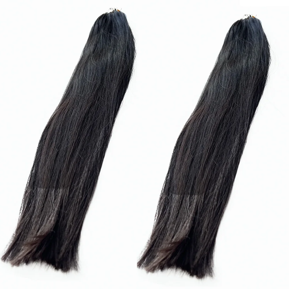 New Whosale 100% Raw Human Hair Natural Black Hair Extensions Feathers Unprocessed virgin human raw hair extensions