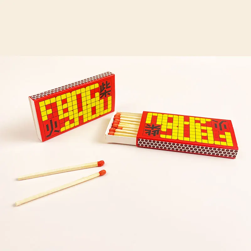 wholesale cigar black safety fireplace matches wax luxury long matches bottle in glass jar