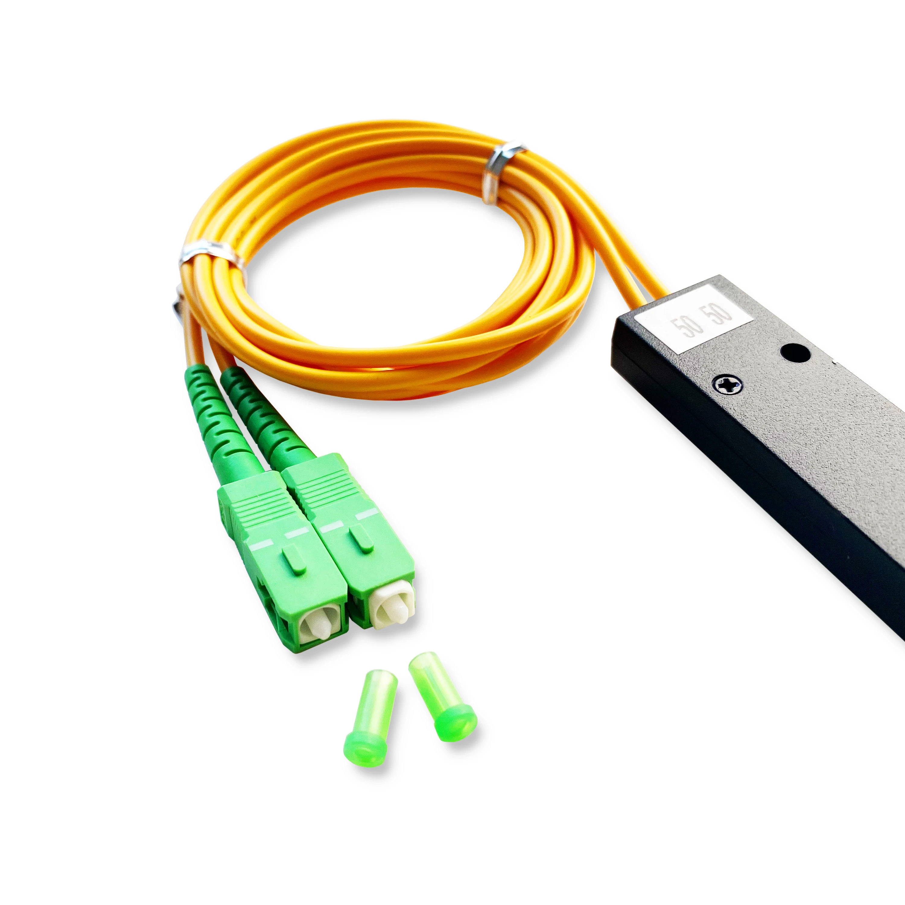 FTTH ABS Box FBT 1x2 Splitter  Fiber Coupler fiber connector Factory supply fiber optical coupler