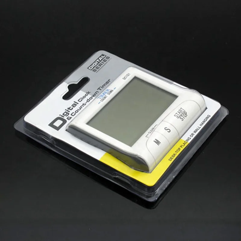 LCD Digital Kitchen Timer Countdown Cooking Timer Count Down Tools big display promotional gift custom logo dropshipping