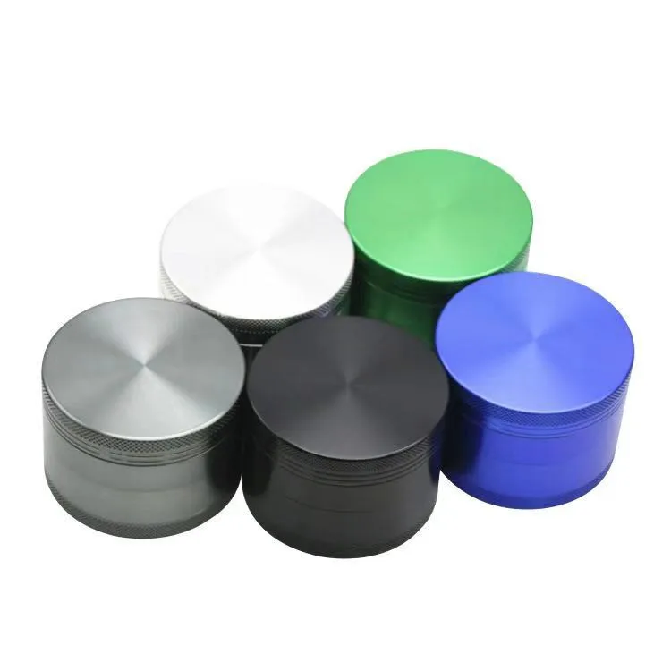 Custom Logo Metal Grinder Laser UV Printing 4 Layer   Grinder   Ceramic Herb Grinder