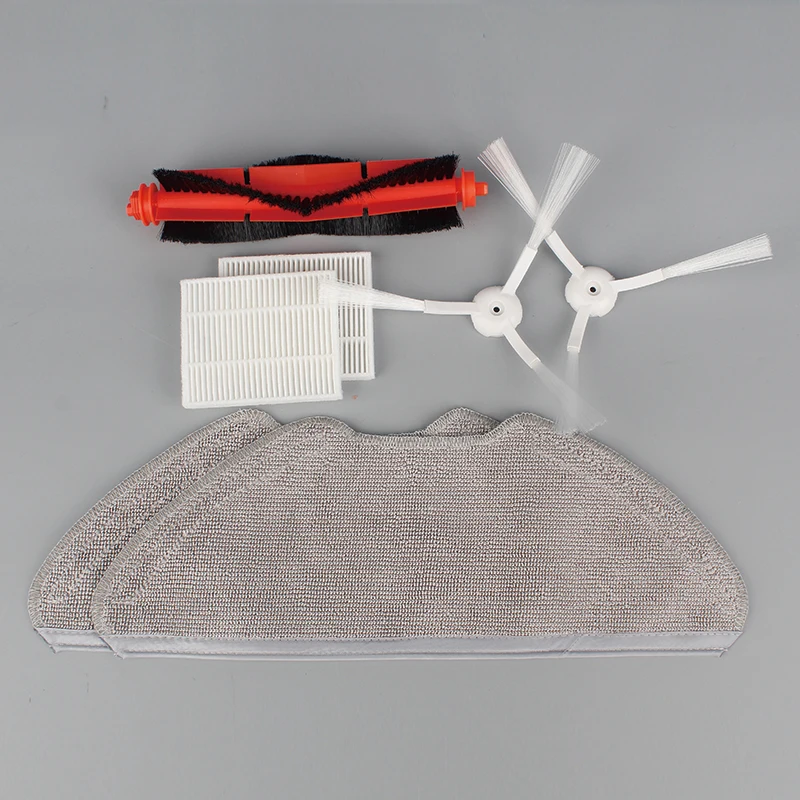 High Quality Replacement Fit for Xiao/mi E10 Roller Edge Brush Hepa Filter Mop Cloth Robotic Vacuum Cleaner Accessories